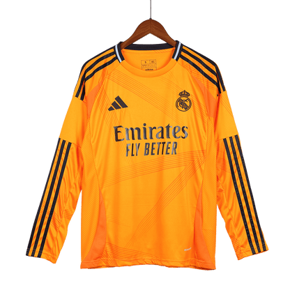 Real Madrid Away Long Sleeve  Soccer Jersey 2024/25 Top Dresy Shop