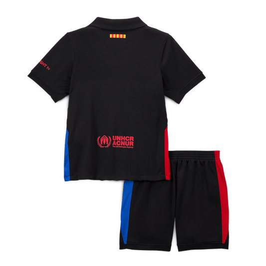 Kid's Barcelona Away  Soccer Jersey Kit(Jersey+Shorts) 2024/25 Top Dresy Shop