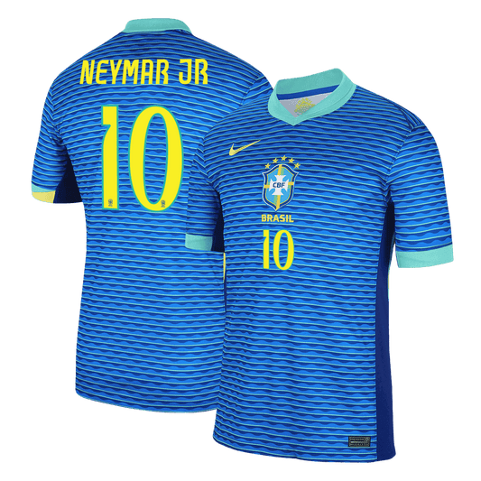 NEYMAR JR #10 Brazil Away  Soccer Jersey 2024 Top Dresy Shop