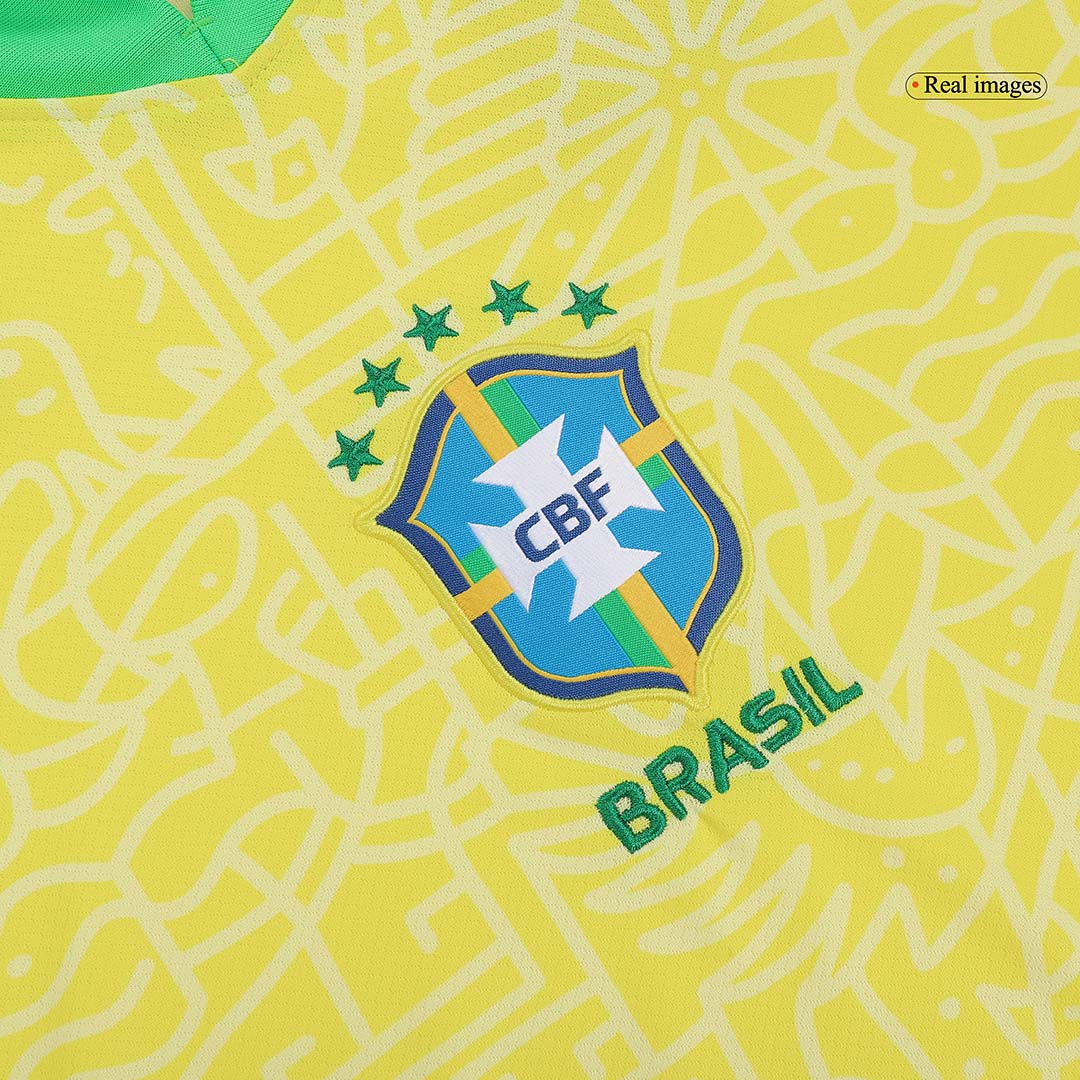 NEYMAR JR #10 Brazil Home  Soccer Jersey 2024 Top Dresy Shop