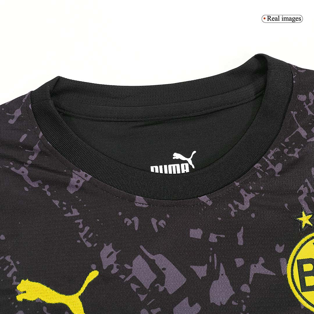 Kid's Borussia Dortmund Away  Soccer Jersey Kit(Jersey+Shorts) 2023/24 Top Dresy Shop