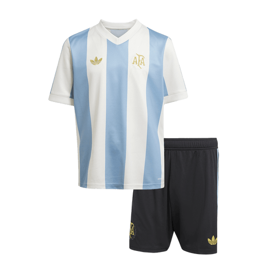 Kid's Argentina  Soccer Jersey Kit(Jersey+Shorts) 2024 - 50th Anniversary Top Dresy Shop