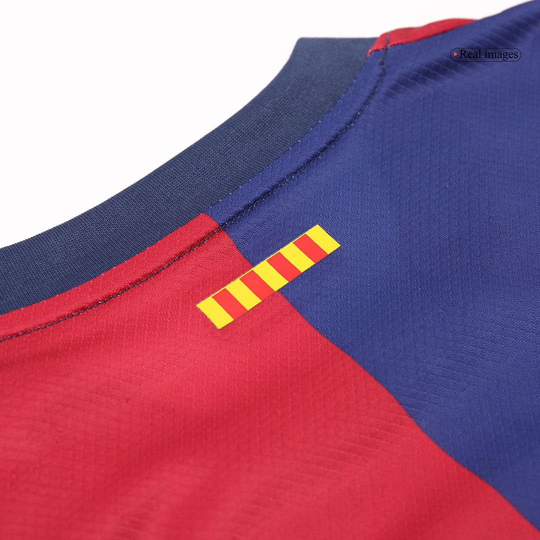 Kid's Barcelona Home  Soccer Jersey Kit(Jersey+Shorts+Socks) 2024/25 Top Dresy Shop
