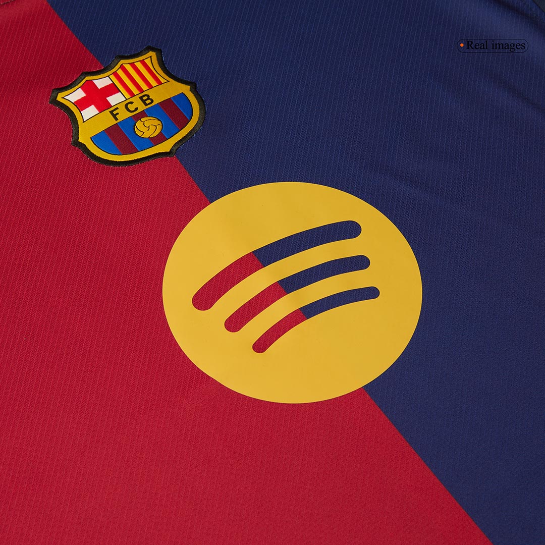 Barcelona Home  Soccer Jersey 2024/25-Spotify Logo Without Text Top Dresy Shop