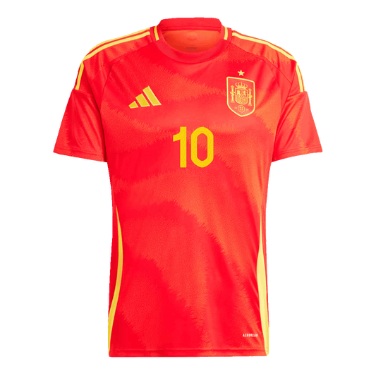 LAMINE YAMAL #10 Spain Home  Soccer Jersey Euro 2024 Top Dresy Shop