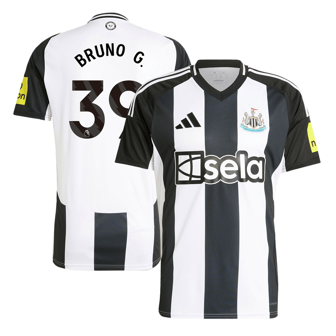 BRUNO G. #39 Newcastle United Home  Soccer Jersey 2024/25 Top Dresy Shop