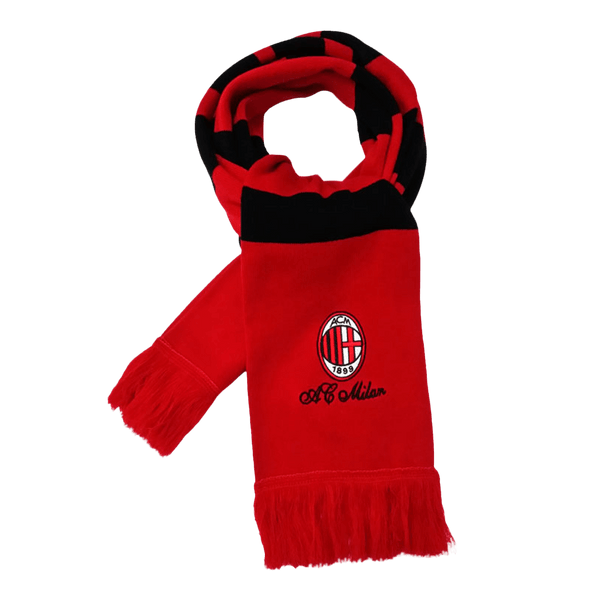 AC Milan Soccer knitting Scarf Red Red&Black Top Soccer Jerseys Store