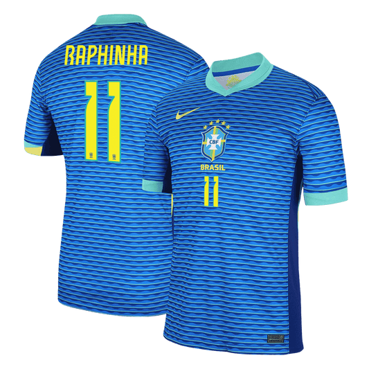 RAPHINHA #11 Brazil Away  Soccer Jersey Copa America 2024 Top Dresy Shop