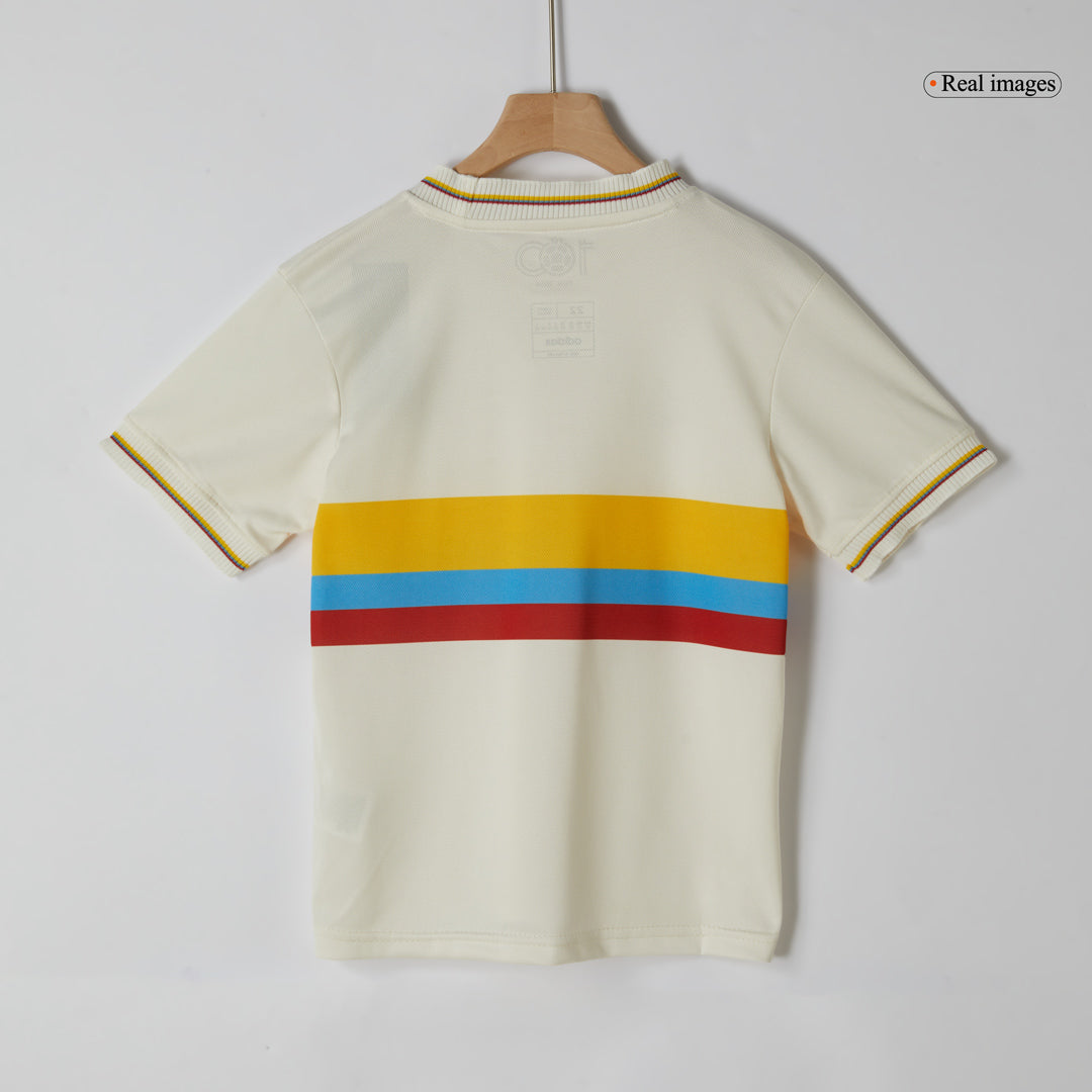Kid's Colombia  Soccer Jersey Kit(Jersey+Shorts) 2024 - 100th Anniversary Top Dresy Shop