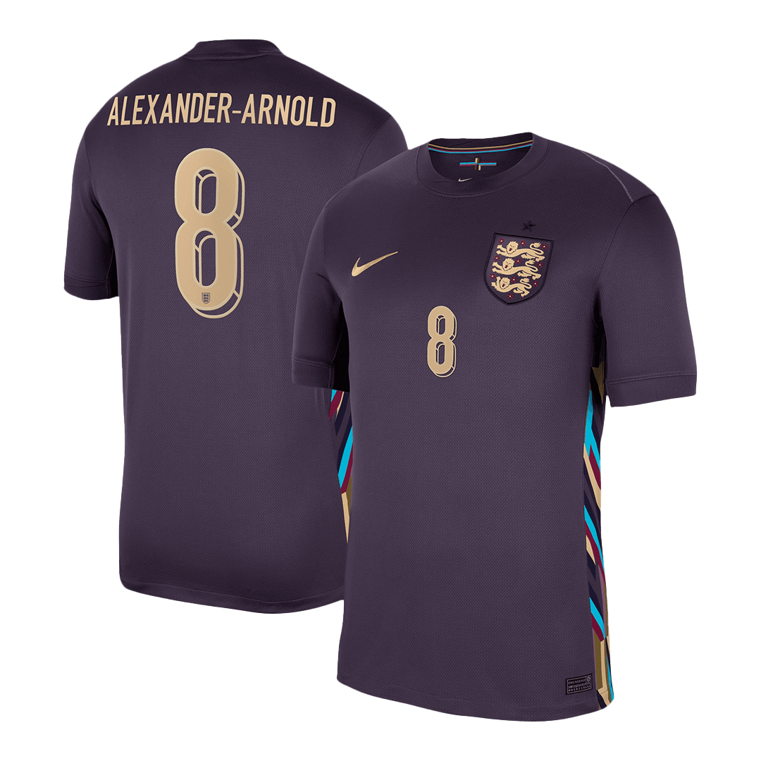 ALEXANDER-ARNOLD #8 England Away  Soccer Jersey Euro 2024 Top Dresy Shop