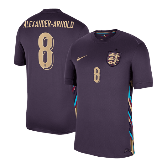 ALEXANDER-ARNOLD #8 England Away  Soccer Jersey Euro 2024 Top Dresy Shop