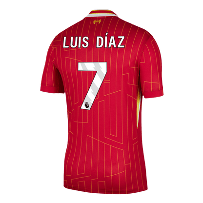 Luis Díaz #7 Liverpool Home  Soccer Jersey 2024/25 Top Dresy Shop