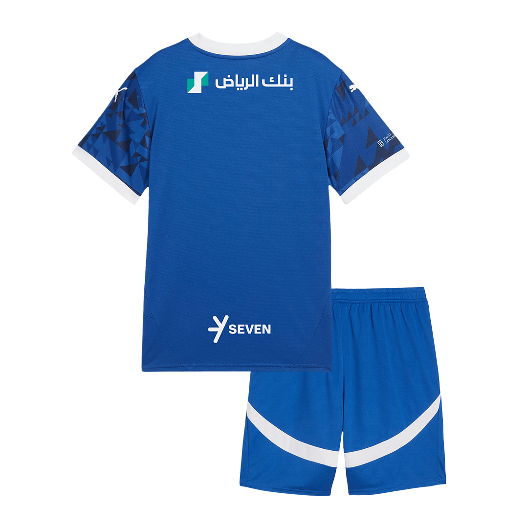 Kid's Al Hilal SFC Home  Soccer Jersey Kit(Jersey+Shorts) 2024/25 Top Dresy Shop