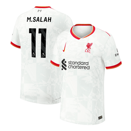 Player Version M.SALAH #11 Liverpool Third Away  Soccer Jersey 2024/25 Top Dresy Shop