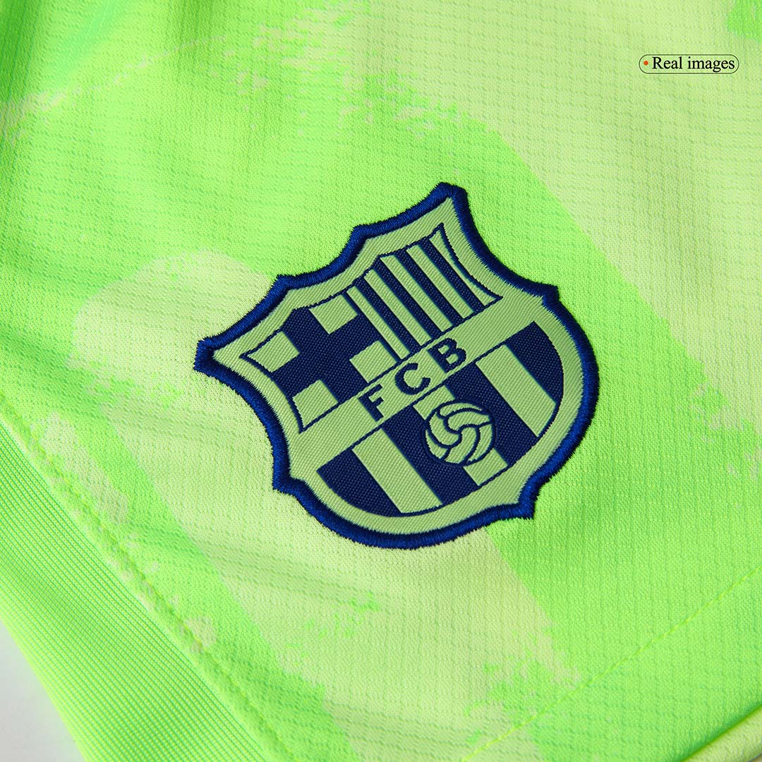 Barcelona Third Away  Soccer Jersey Kit(Jersey+Shorts) 2024/25 - (Spotify Logo Without Text) Top Dresy Shop