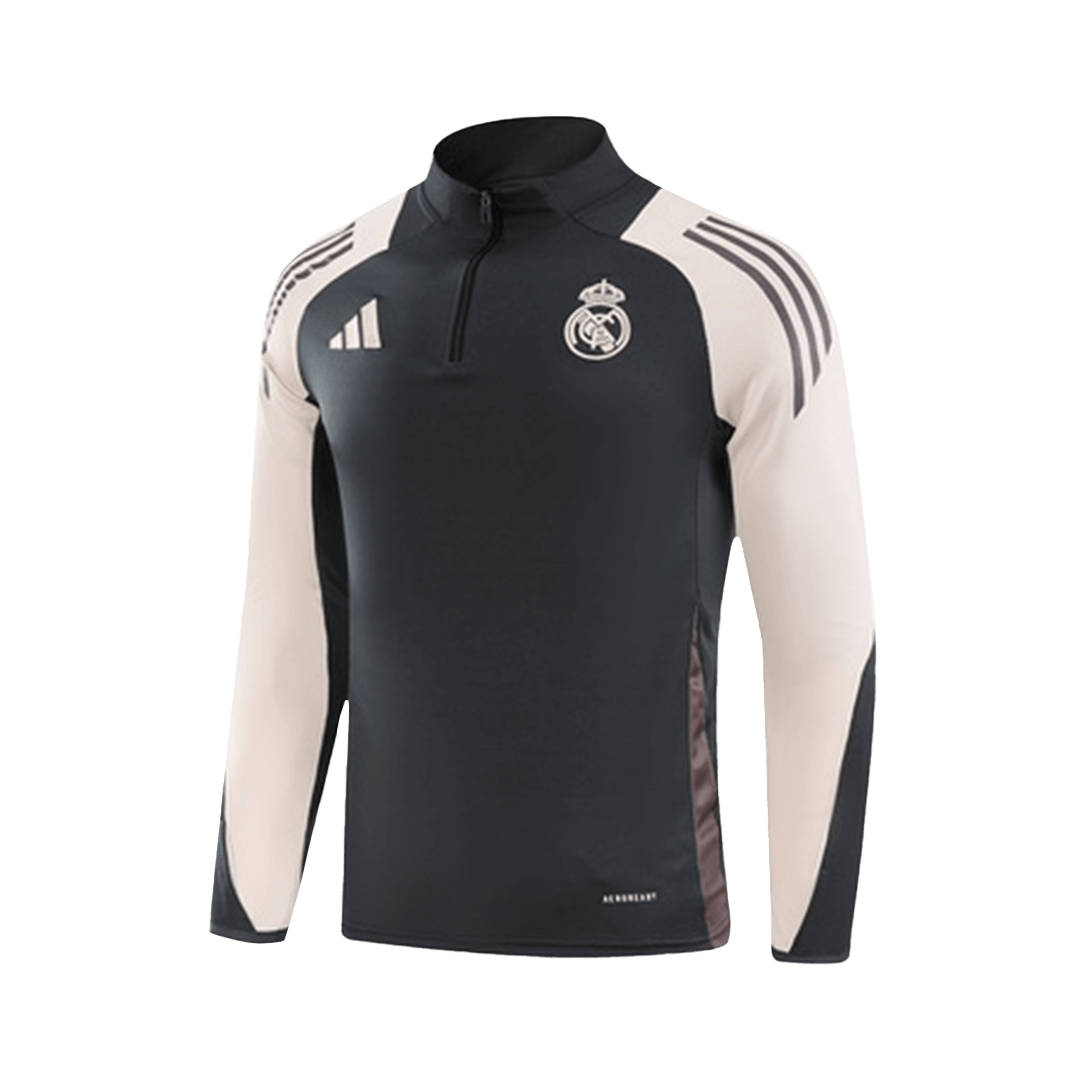Real Madrid Zipper Sweatshirt Kit(Top+Pants) 2024/25 Top Soccer Jerseys Store