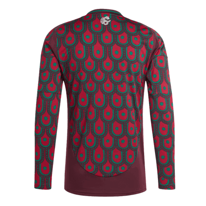 Men's Mexico Home Long Sleeve Soccer Jersey Copa América 2024 Top Dresy Shop