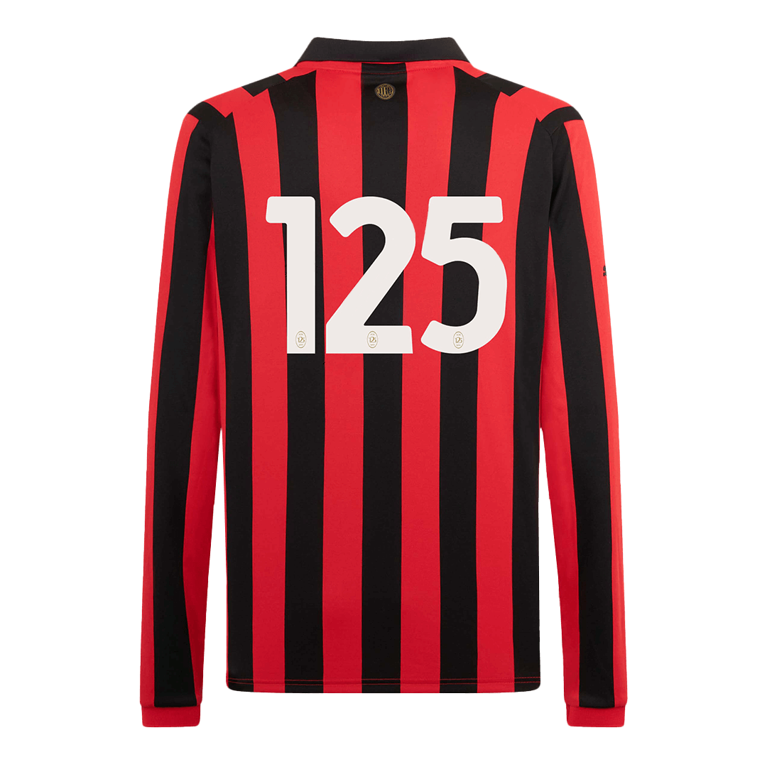 #125 AC Milan 125th Anniversary Long Sleeve  Soccer Jersey 2024/25 Top Dresy Shop