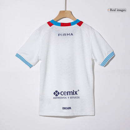 Kid's Cruz Azul Away  Soccer Jersey Kit(Jersey+Shorts) 2024/25 Top Dresy Shop