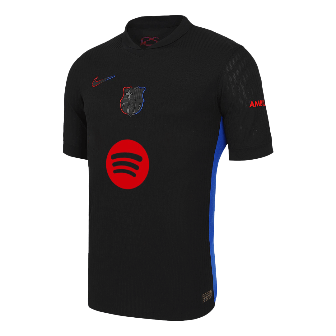 Player Version Barcelona Away  Soccer Jersey 2024/25 - Spotify Logo Without Text Top Dresy Shop