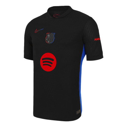 Player Version Barcelona Away  Soccer Jersey 2024/25 - Spotify Logo Without Text Top Dresy Shop