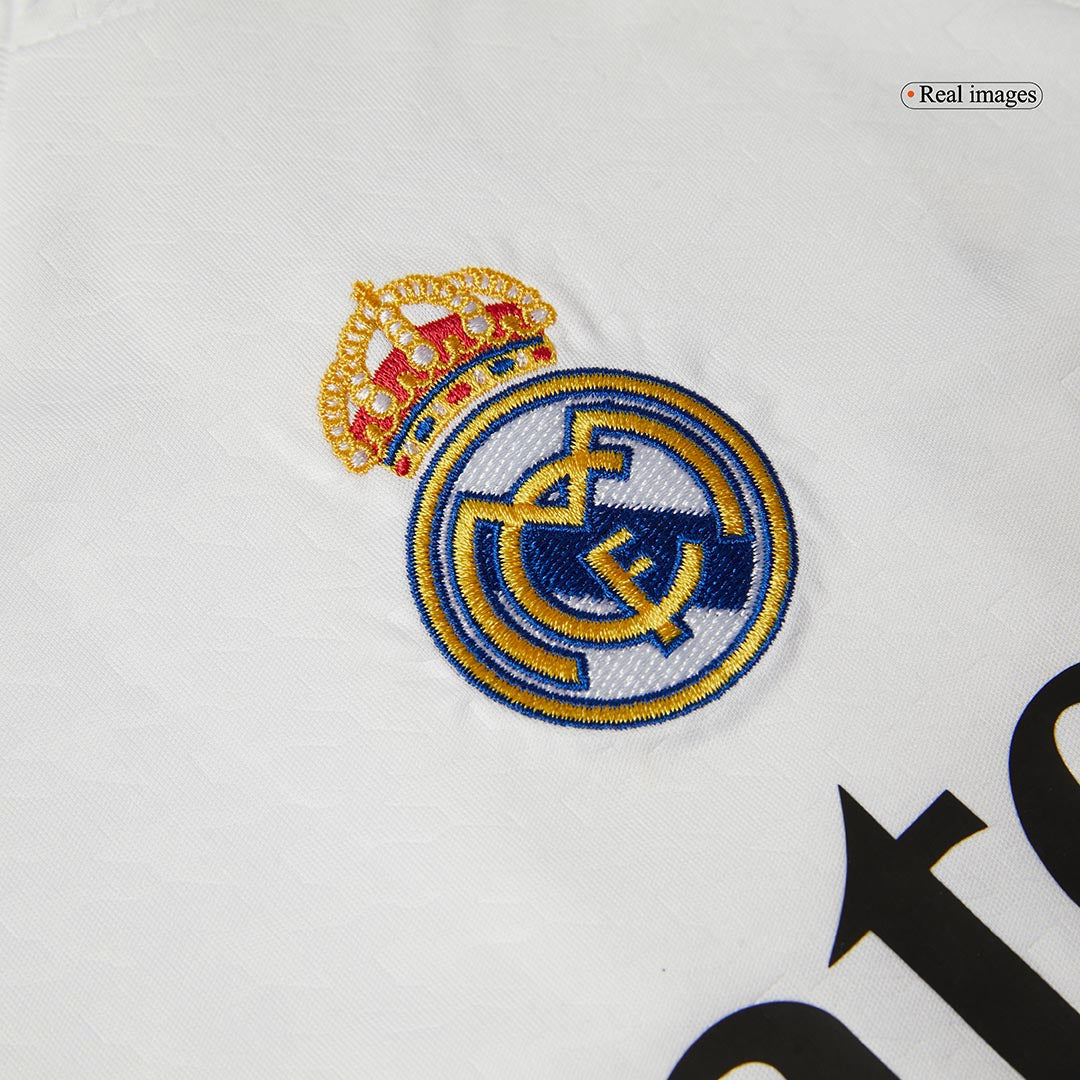 Kid's Real Madrid Home Soccer Jersey Kit(Jersey+Shorts) 2024/25 Top Dresy Shop