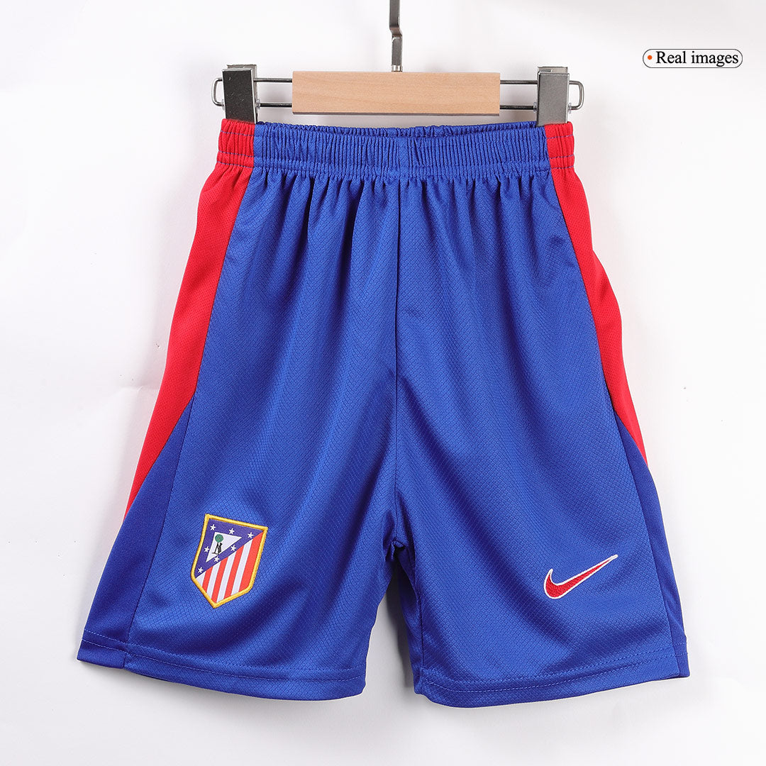 Kid's Atletico Madrid Home  Soccer Jersey Kit(Jersey+Shorts) 2024/25 Top Dresy Shop