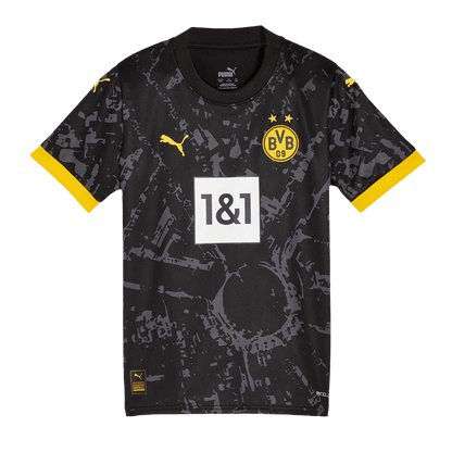 Kid's Borussia Dortmund Away  Soccer Jersey Kit(Jersey+Shorts) 2023/24 Top Dresy Shop