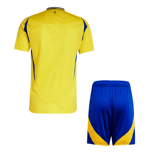 Al Nassr Home  Soccer Jersey Kit(Jersey+Shorts) 2024/25 Top Dresy Shop