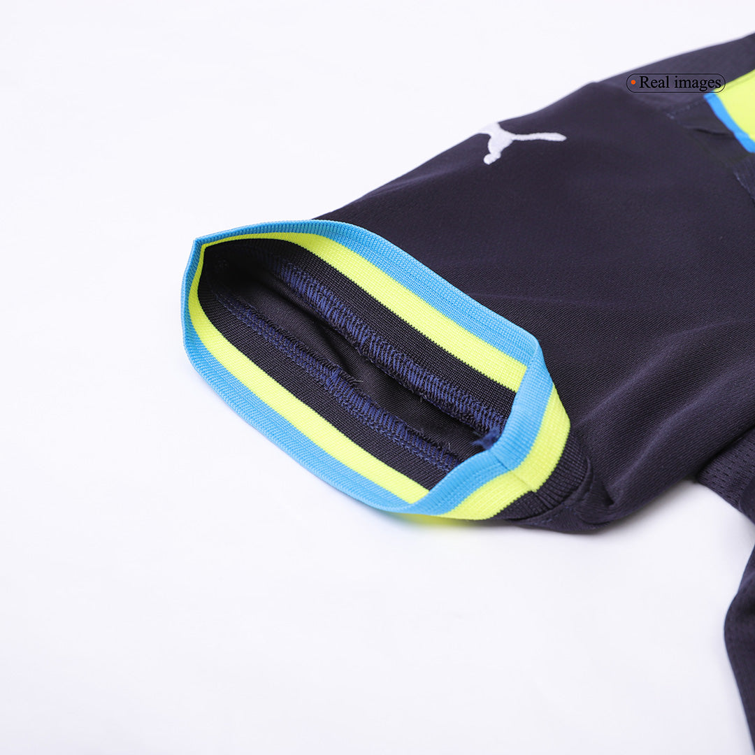 Manchester City Away  Soccer Jersey Kit(Jersey+Shorts+Socks) 2024/25 Top Soccer Jerseys Store