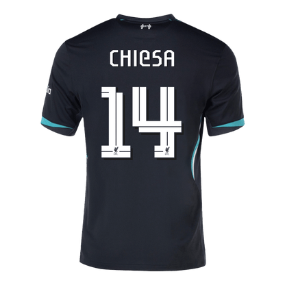 CHIESA #14 Liverpool Away  Soccer Jersey 2024/25 - UCL Top Dresy Shop