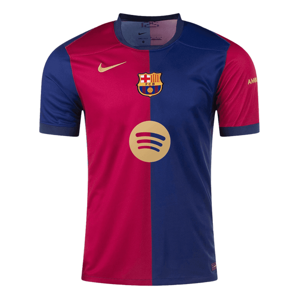 Barcelona Home  Soccer Jersey 2024/25-Spotify Logo Without Text Top Soccer Jerseys Store