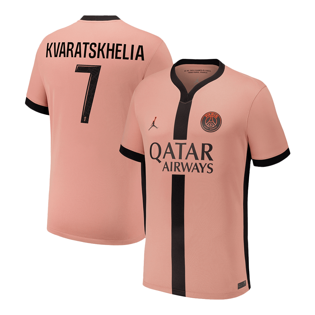 KVARATSKHELIA #7 PSG Third Away Soccer Jersey 2024/25 Top Dresy Shop
