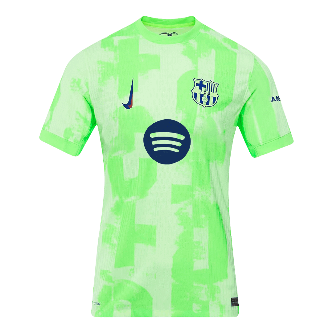 Player Version Barcelona Third Away  Soccer Jersey 2024/25-?Spotify Logo Without Text? Top Dresy Shop