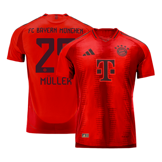 Player Version M?LLER #25 Bayern Munich Home  Soccer Jersey 2024/25 Top Dresy Shop