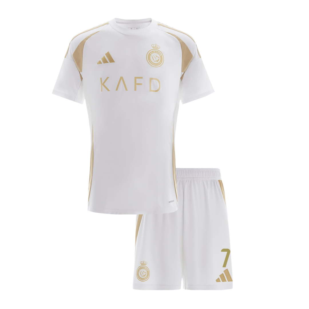 Kid's RONALDO #7 Al Nassr Third Away  Soccer Jersey Kit(Jersey+Shorts) 2024/25 - ACL Top Dresy Shop