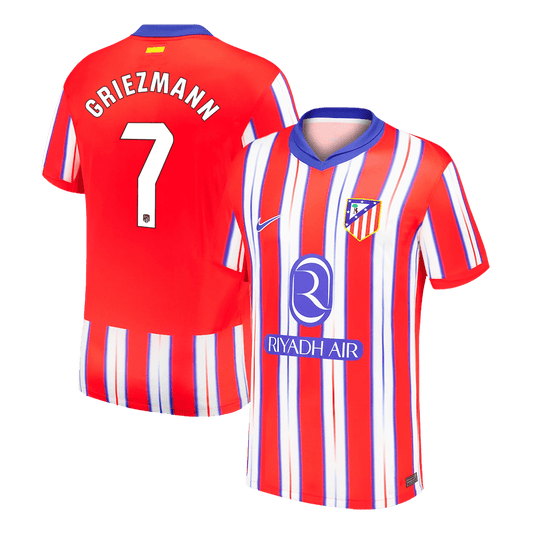 GRIEZMANN #7 Atletico Madrid Home  Soccer Jersey 2024/25 Top Dresy Shop