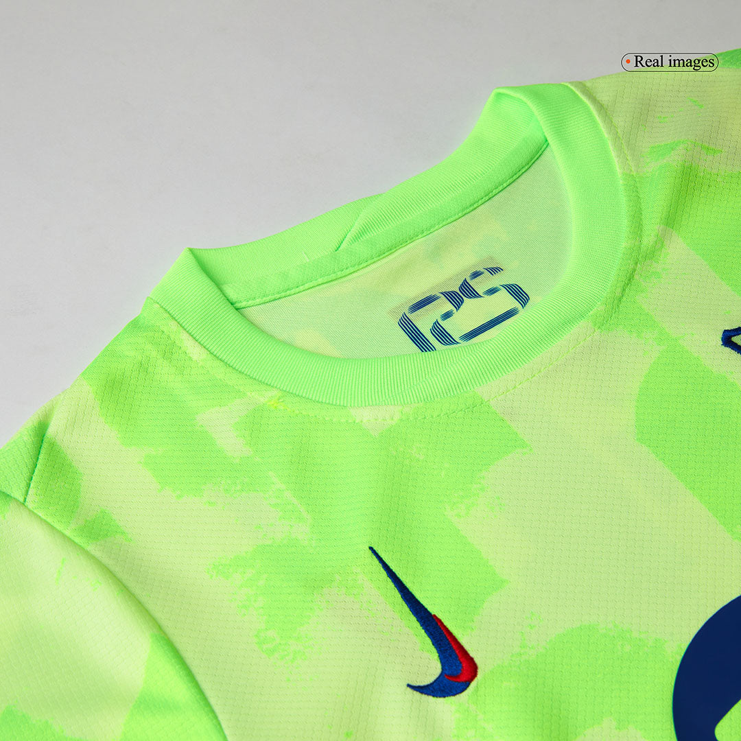 Kid's Barcelona Third Away  Soccer Jersey Kit(Jersey+Shorts+Socks) 2024/25- UCL (Spotify Logo Without Text) Top Dresy Shop