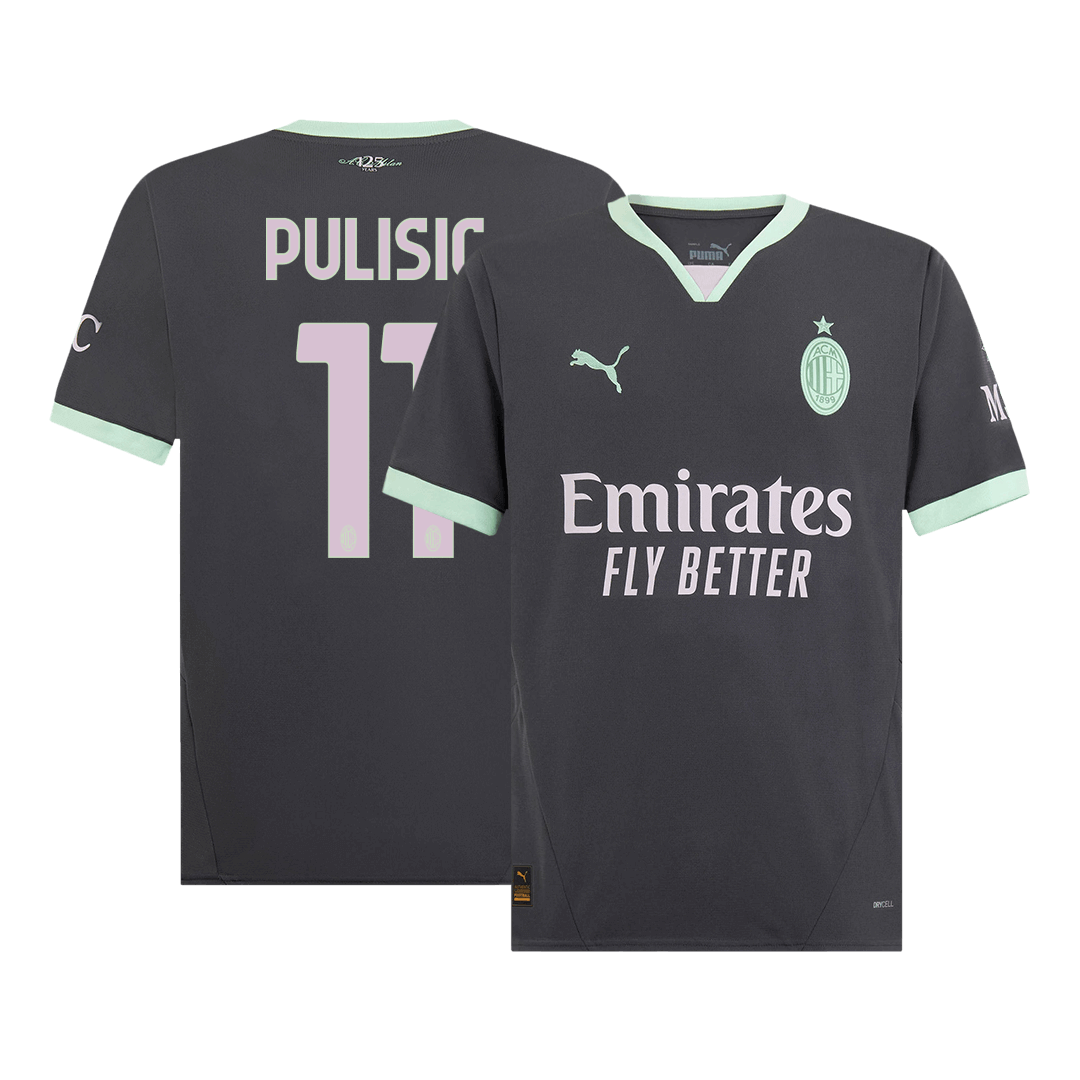 PULISIC #11 AC Milan Third Away  Soccer Jersey 2024/25 Top Dresy Shop