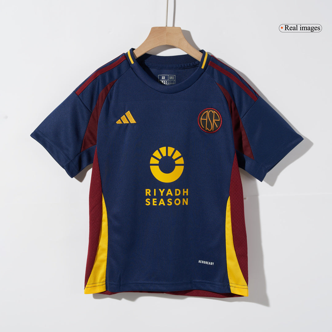Kid's Roma Third Away  Soccer Jersey Kit(Jersey+Shorts) 2024/25 Top Dresy Shop
