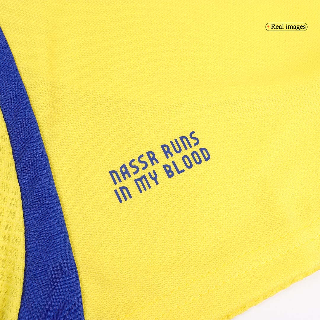Kid's RONALDO #7 Al Nassr Home  Soccer Jersey Kit(Jersey+Shorts+Socks) 2024/25 Top Dresy Shop