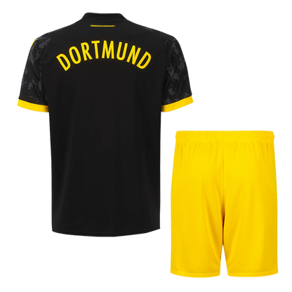 Kid's Borussia Dortmund Away  Soccer Jersey Kit(Jersey+Shorts) 2023/24 Top Dresy Shop