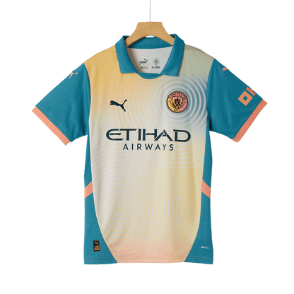 Manchester City Fourth Away  Soccer Jersey Kit(Jersey+Shorts) 2024/25 - Definitely City Top Dresy Shop