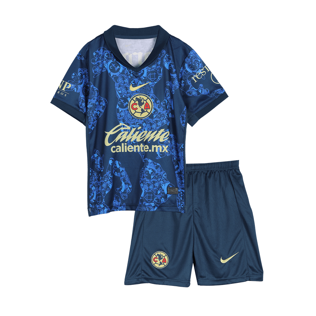 Kid's Club America Away  Soccer Jersey Kit(Jersey+Shorts) 2024/25 Top Dresy Shop