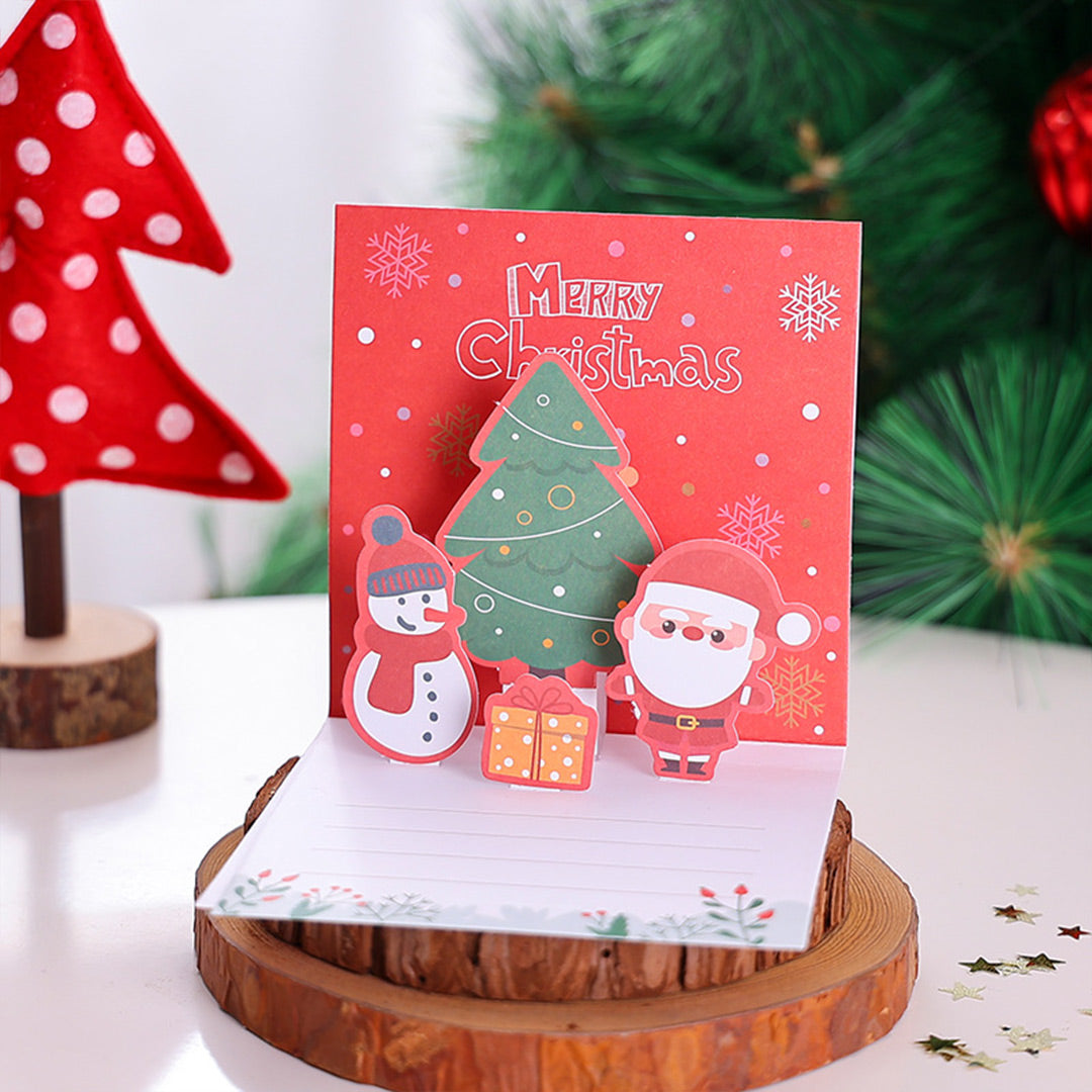 1 Pcs Random Style Personalized Christmas Greeting Card Top Dresy Shop