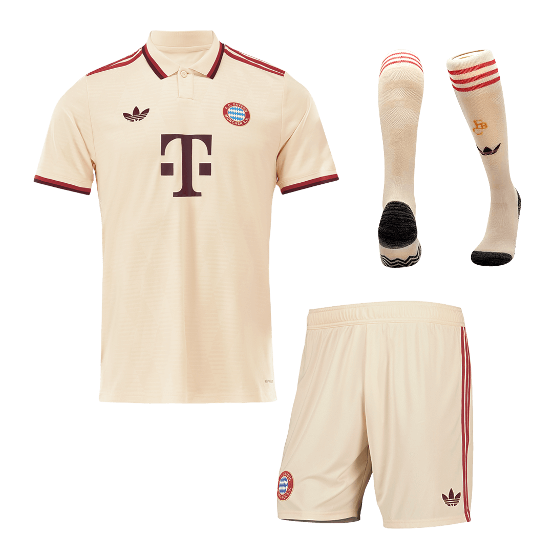 Bayern Munich Third Away  Soccer Jersey Kit(Jersey+Shorts+Socks) 2024/25- UCL Top Dresy Shop