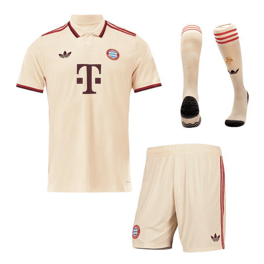 Bayern Munich Third Away  Soccer Jersey Kit(Jersey+Shorts+Socks) 2024/25- UCL Top Dresy Shop