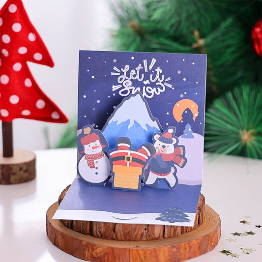 1 Pcs Random Style Personalized Christmas Greeting Card Top Dresy Shop