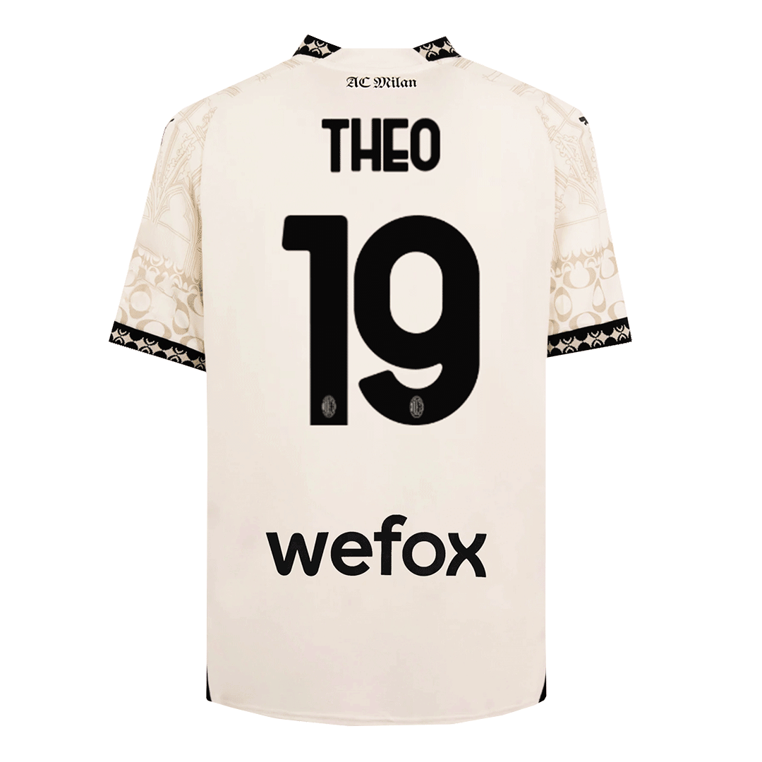 THEO #19 AC Milan X Pleasures Fourth Away  Soccer Jersey 2023/24 Top Dresy Shop