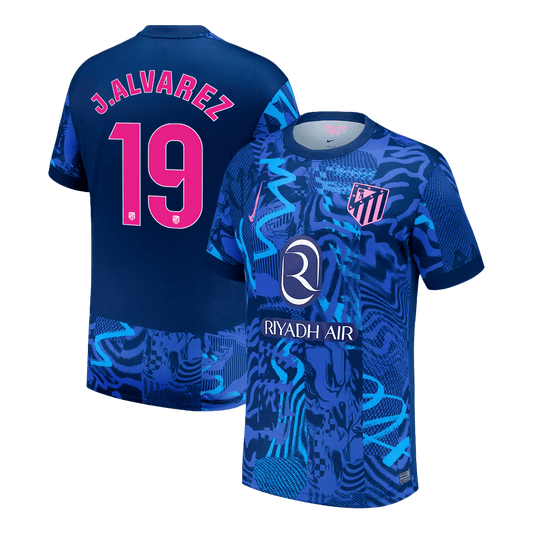 J.ALVAREZ #19 Atletico Madrid Third Away  Soccer Jersey 2024/25 Top Dresy Shop